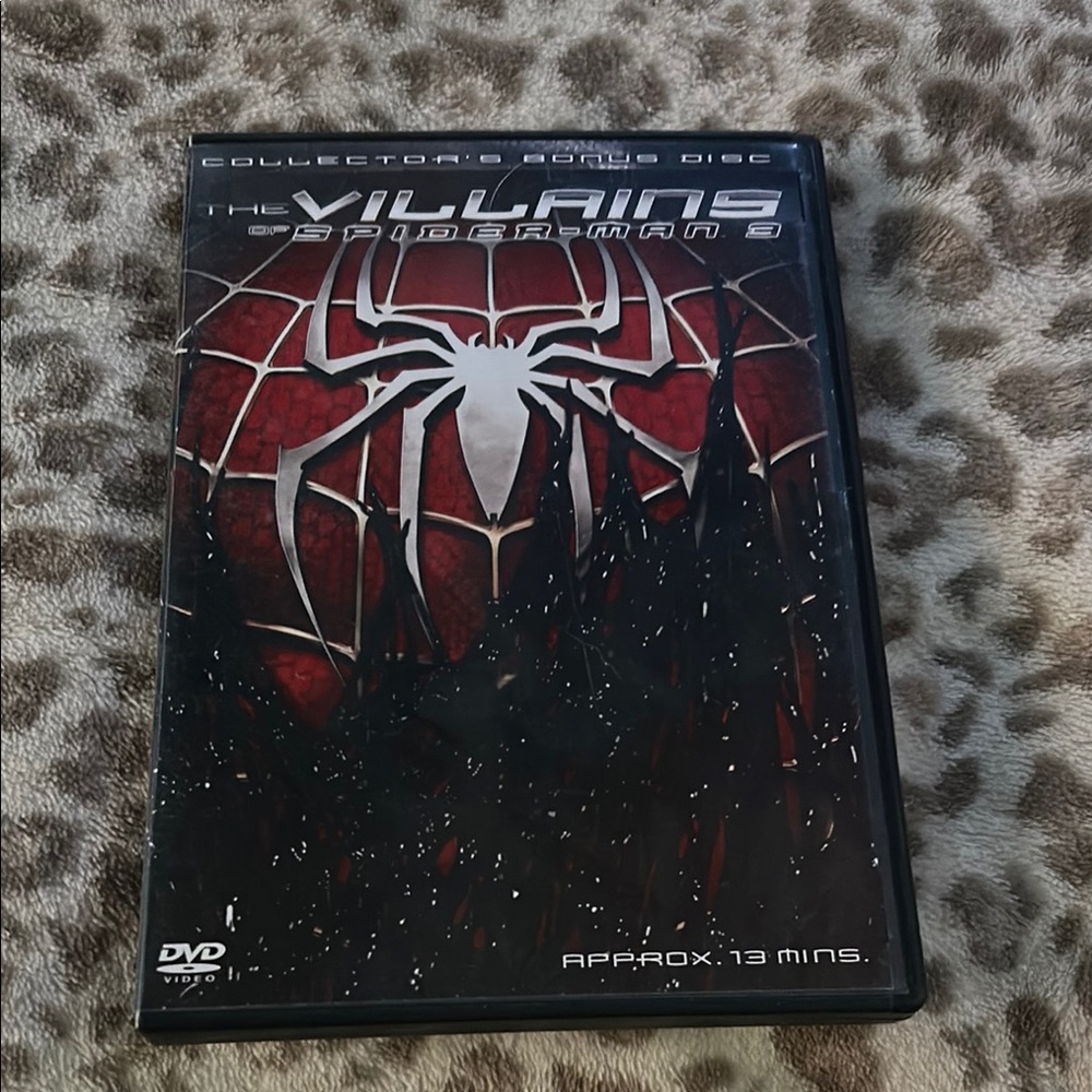 ☑️Spider-Man 3 DVD - The Villains Edition